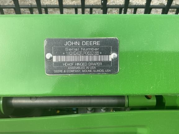 Image of John Deere HD40F equipment image 3