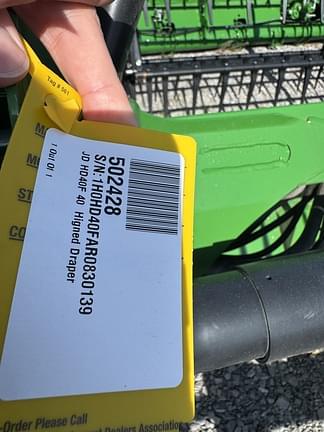 Image of John Deere HD40F equipment image 2
