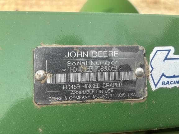 Image of John Deere HD45R equipment image 4