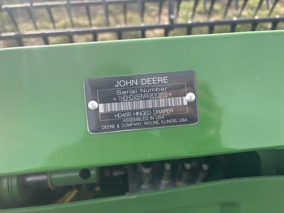 Image of John Deere HD45R equipment image 3