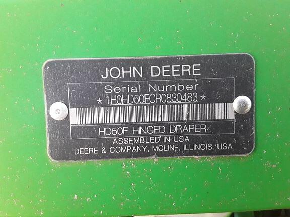 Image of John Deere HD50F equipment image 4