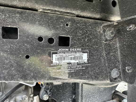 Image of John Deere HPX815E equipment image 4