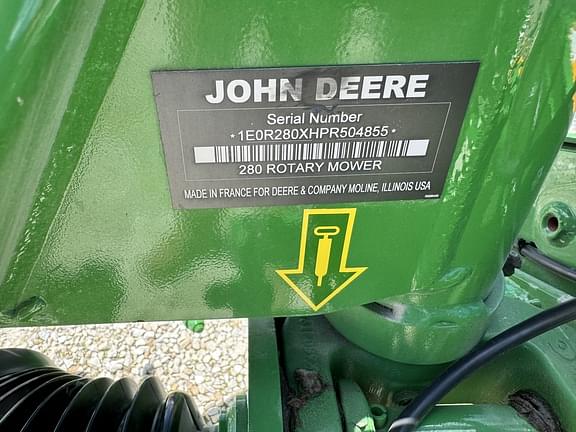 Image of John Deere R280 equipment image 2