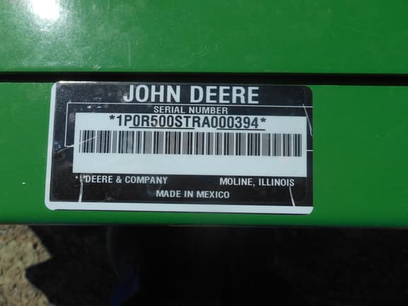 Image of John Deere R500 equipment image 4