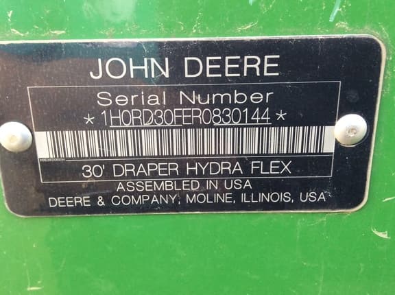 Image of John Deere RD30F equipment image 4