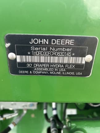Image of John Deere RD30F equipment image 3