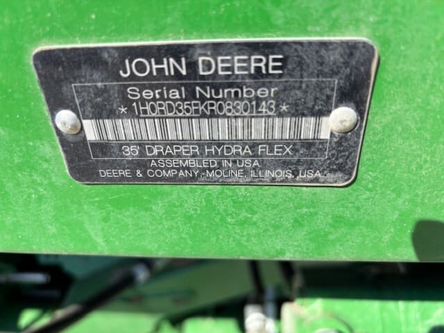 Image of John Deere RD35F Image 1
