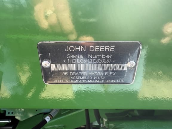 Image of John Deere RD35F equipment image 3