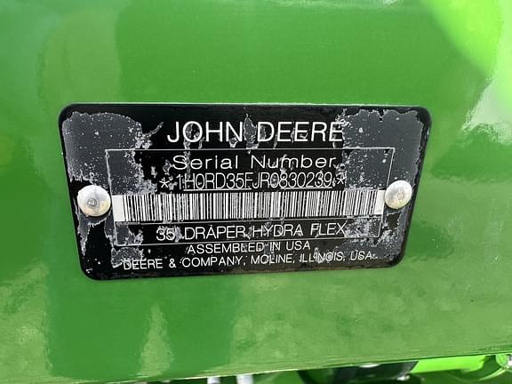 Image of John Deere RD35F equipment image 3