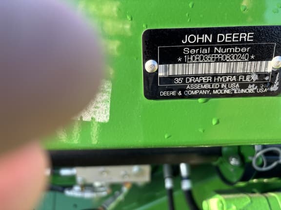 Image of John Deere RD35F equipment image 1