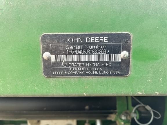 Image of John Deere RD40F equipment image 1