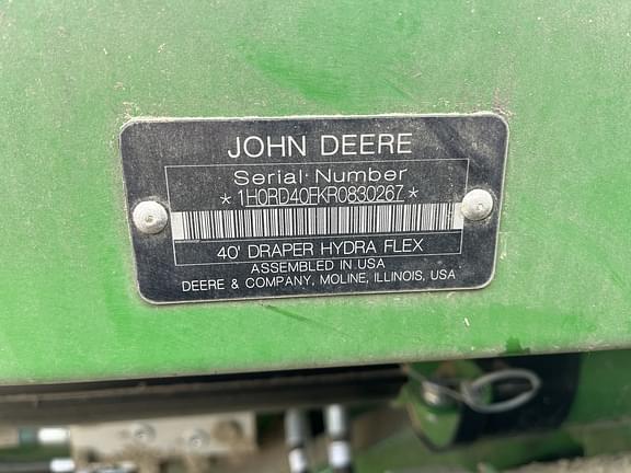 Image of John Deere RD40F equipment image 1