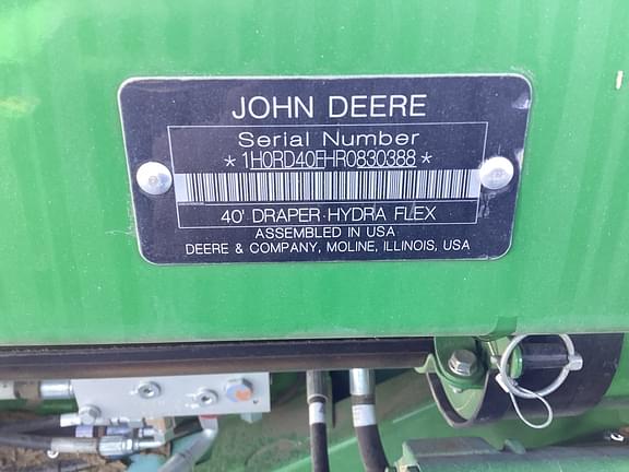 Image of John Deere RD40F equipment image 3