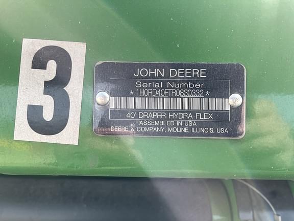 Image of John Deere RD40F equipment image 3
