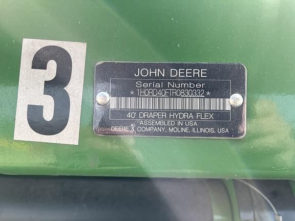 Image of John Deere RD40F equipment image 1