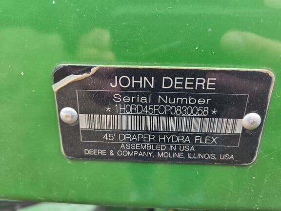 Image of John Deere RD45F equipment image 4