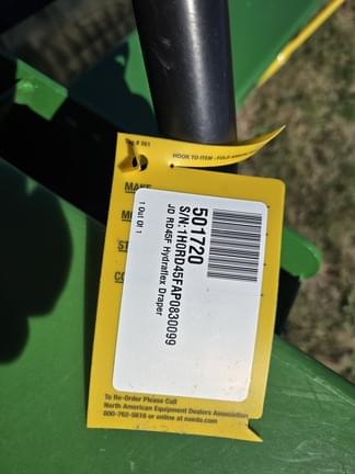 Image of John Deere RD45F equipment image 2
