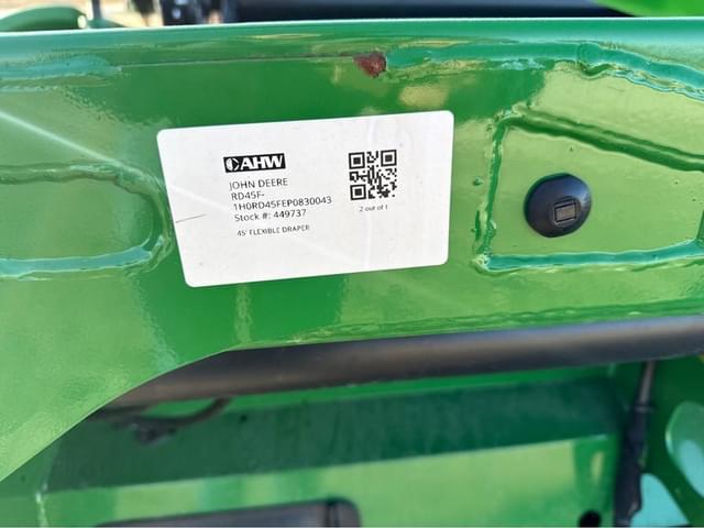 Image of John Deere RD45F equipment image 2