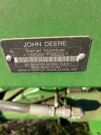 Image of John Deere RD45F equipment image 4