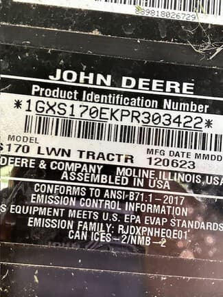 Image of John Deere S170 equipment image 4