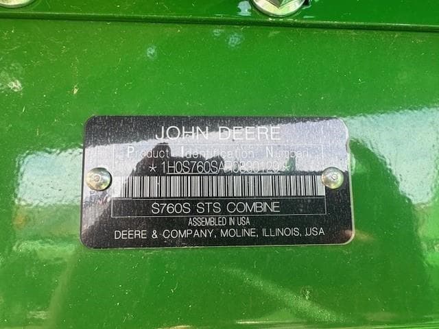 Image of John Deere S760 Primary Image
