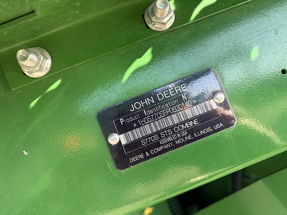 Image of John Deere S770 equipment image 2