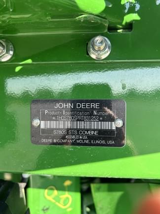 Image of John Deere S780 equipment image 3