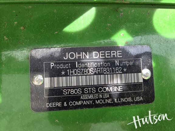 Image of John Deere S780 equipment image 2