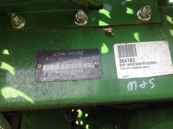 Image of John Deere S780 equipment image 4