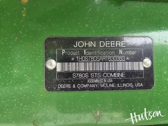 Image of John Deere S780 equipment image 4