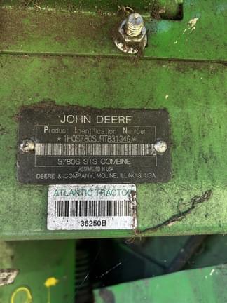 Image of John Deere S780 equipment image 2