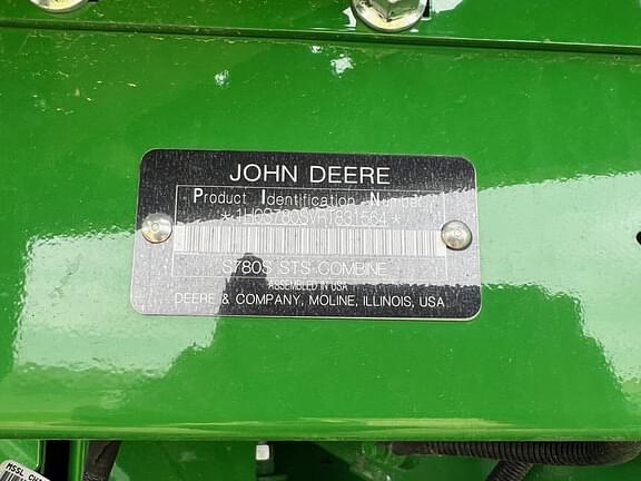 Image of John Deere S780 equipment image 3