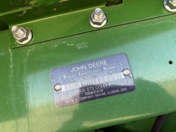 Image of John Deere S780 equipment image 3