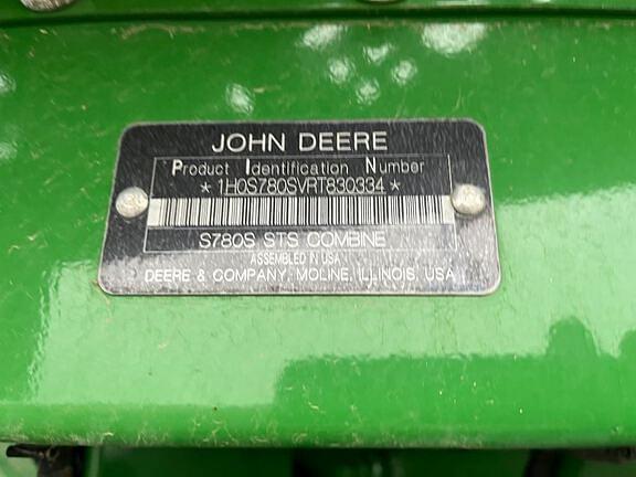 Image of John Deere S780 equipment image 4