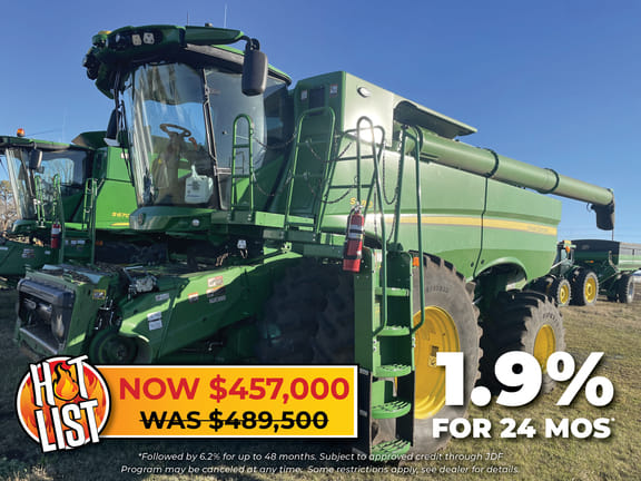 2024 John Deere S780 Equipment Image0