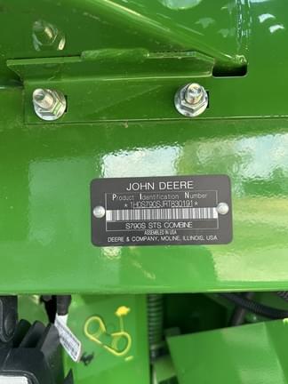 Image of John Deere S790 Primary image