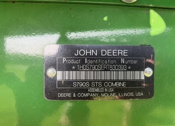 2024 John Deere S790 Equipment Image0