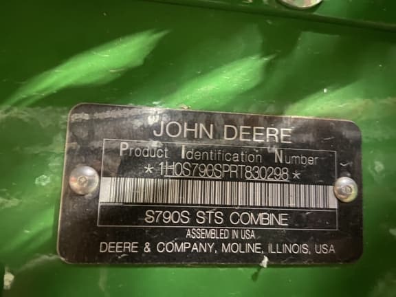 Image of John Deere S790 equipment image 4