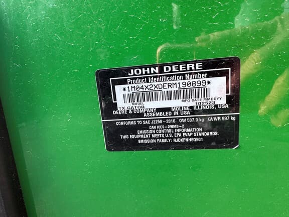 Image of John Deere Gator TX 4x2 equipment image 4