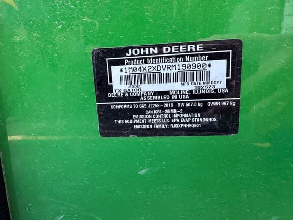 Image of John Deere Gator TX 4x2 equipment image 4