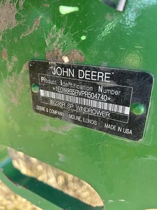 Image of John Deere W235R equipment image 1