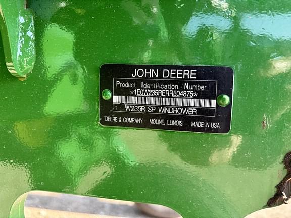 Image of John Deere W235R equipment image 2