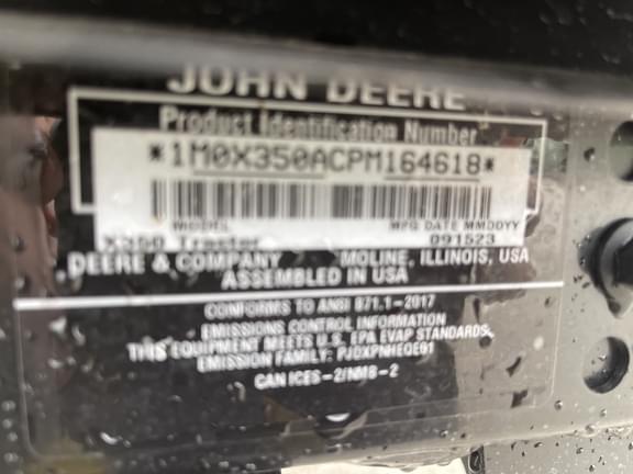 Image of John Deere X350 equipment image 4