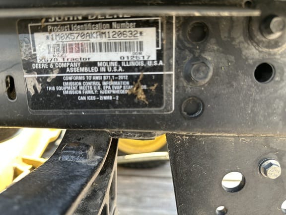 2024 John Deere X570 Equipment Image0