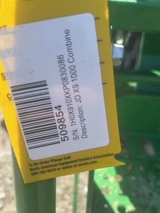 Image of John Deere X9 1000 equipment image 3