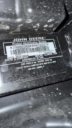 Image of John Deere XUV 865R equipment image 2