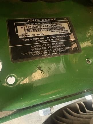 Image of John Deere Z950M equipment image 3