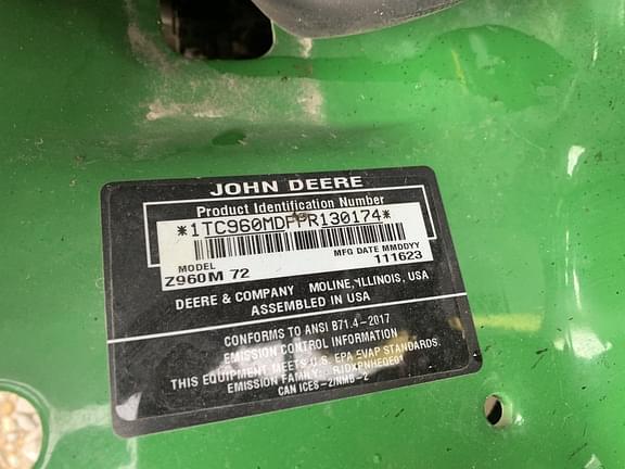 Image of John Deere Z960M equipment image 2