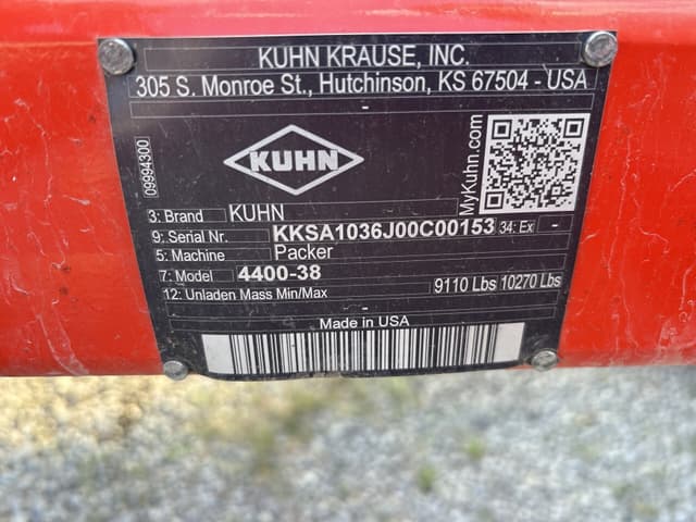 Image of Kuhn Krause 4400-38 equipment image 4