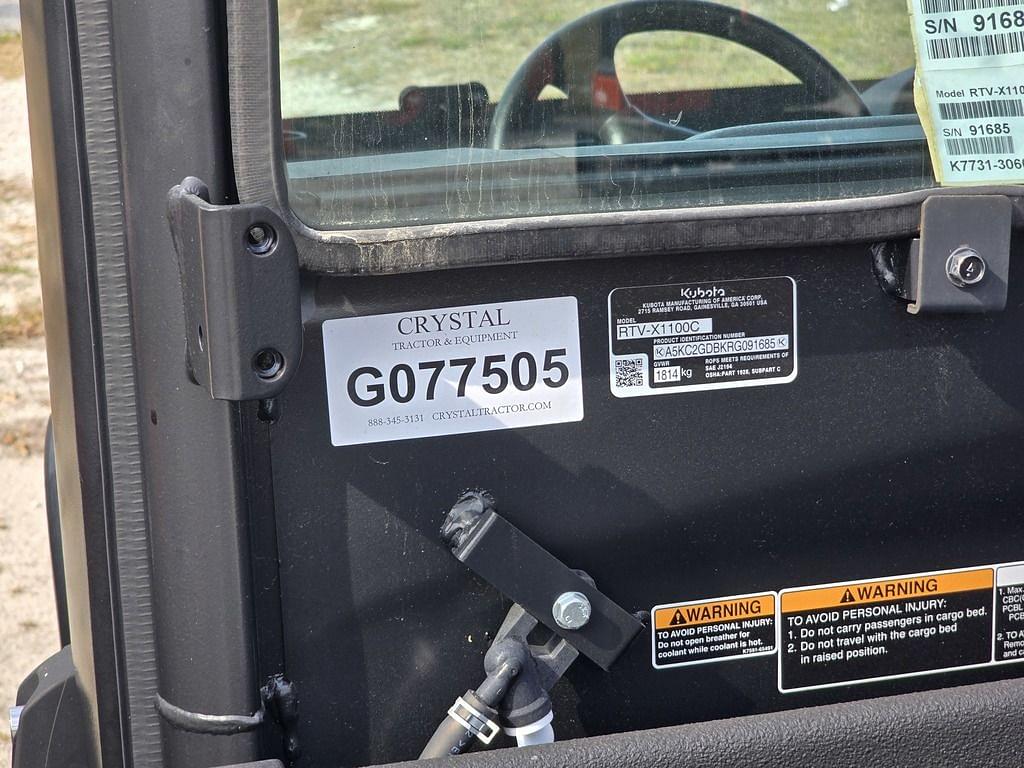 Image of Kubota RTV-X1100C Image 1